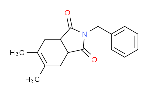 CAS No. 145673-86-5, 2-Benzyl-5,6-dimethyl-3a,4,7,7a-tetrahydro-1H-isoindole-1,3(2H)-dione