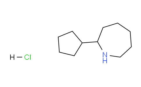CAS No. 1177362-74-1, 2-Cyclopentylazepane hydrochloride