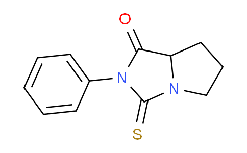 CAS No. 4333-21-5, 2-Phenyl-3-thioxohexahydro-1H-pyrrolo[1,2-c]imidazol-1-one