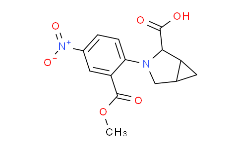 CAS No. 1236260-10-8, 3-(2-(Methoxycarbonyl)-4-nitrophenyl)-3-azabicyclo[3.1.0]hexane-2-carboxylic acid