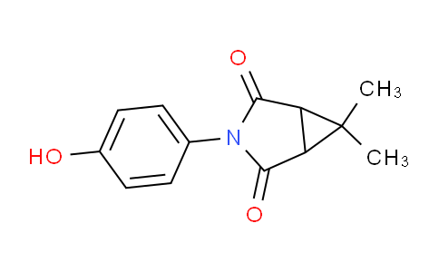 CAS No. 1415719-52-6, 3-(4-Hydroxyphenyl)-6,6-dimethyl-3-azabicyclo[3.1.0]hexane-2,4-dione