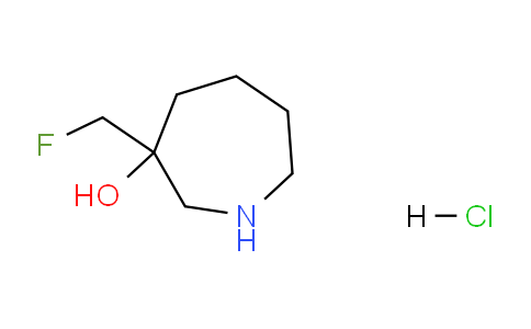 CAS No. 1824028-31-0, 3-(Fluoromethyl)azepan-3-ol hydrochloride