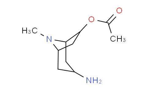 CAS No. 677300-03-7, 3-Amino-8-methyl-8-azabicyclo[3.2.1]octan-6-yl acetate