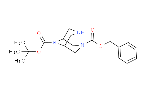 CAS No. 1251009-91-2, 3-Benzyl 9-tert-butyl 3,7,9-triazabicyclo[3.3.1]nonane-3,9-dicarboxylate