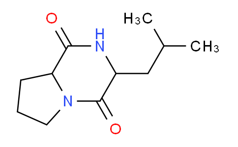 CAS No. 5654-86-4, 3-Isobutylhexahydropyrrolo[1,2-a]pyrazine-1,4-dione