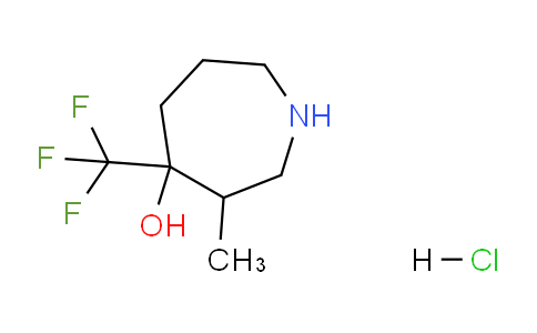 CAS No. 1824048-51-2, 3-Methyl-4-(trifluoromethyl)azepan-4-ol hydrochloride
