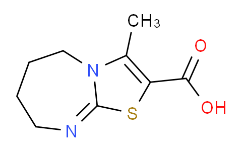 CAS No. 876716-40-4, 3-Methyl-5,6,7,8-tetrahydrothiazolo[3,2-a][1,3]diazepine-2-carboxylic acid