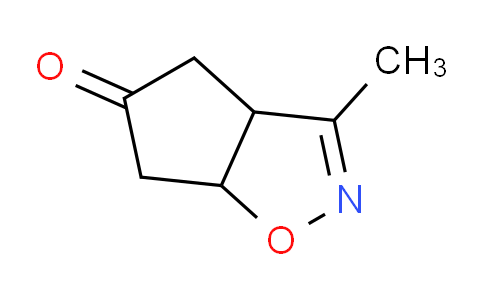 CAS No. 1823966-42-2, 3-Methyl-6,6a-dihydro-3aH-cyclopenta[d]isoxazol-5(4H)-one