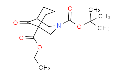 CAS No. 1373029-03-8, 3-tert-Butyl 1-ethyl 9-oxo-3-azabicyclo[3.3.1]nonane-1,3-dicarboxylate