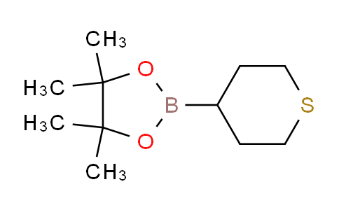 CAS No. 1264198-70-0, 4,4,5,5-Tetramethyl-2-(tetrahydro-2H-thiopyran-4-yl)-1,3,2-dioxaborolane