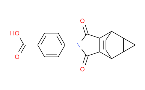 CAS No. 354812-64-9, 4-(1,3-Dioxo-3,3a,4,4a,5,5a,6,6a-octahydro-4,6-ethenocyclopropa[f]isoindol-2(1H)-yl)benzoic acid