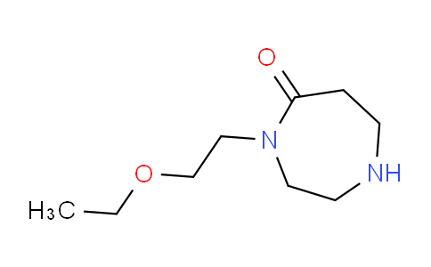 CAS No. 1220030-50-1, 4-(2-Ethoxyethyl)-1,4-diazepan-5-one
