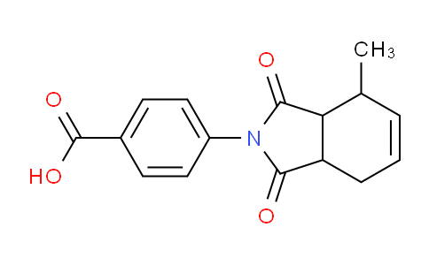 CAS No. 324001-29-8, 4-(4-Methyl-1,3-dioxo-3a,4,7,7a-tetrahydro-1H-isoindol-2(3H)-yl)benzoic acid