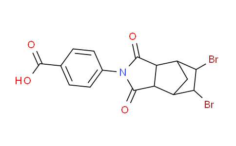 CAS No. 101690-99-7, 4-(5,6-Dibromo-1,3-dioxohexahydro-1H-4,7-methanoisoindol-2(3H)-yl)benzoic acid