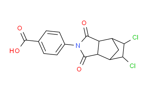 CAS No. 1005057-07-7, 4-(5,6-Dichloro-1,3-dioxohexahydro-1H-4,7-methanoisoindol-2(3H)-yl)benzoic acid