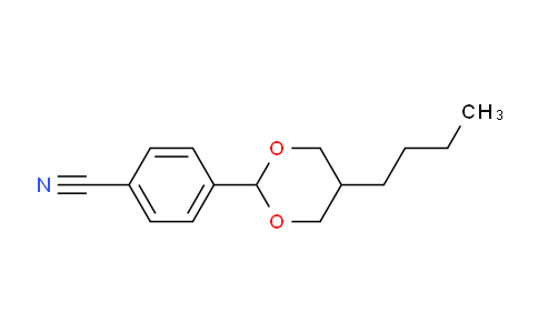 CAS No. 74800-54-7, 4-(5-Butyl-1,3-dioxan-2-yl)benzonitrile