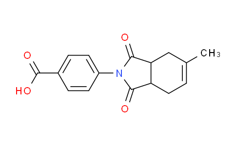 CAS No. 424815-42-9, 4-(5-Methyl-1,3-dioxo-3a,4,7,7a-tetrahydro-1H-isoindol-2(3H)-yl)benzoic acid