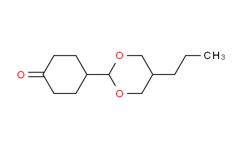 CAS No. 1823685-48-8, 4-(5-Propyl-1,3-dioxan-2-yl)cyclohexanone