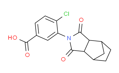CAS No. 958228-76-7, 4-Chloro-3-(1,3-dioxohexahydro-1H-4,7-methanoisoindol-2(3H)-yl)benzoic acid