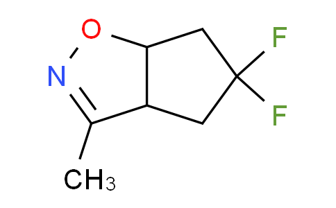 CAS No. 1823347-67-6, 5,5-Difluoro-3-methyl-4,5,6,6a-tetrahydro-3aH-cyclopenta[d]isoxazole