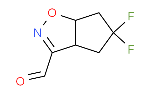 CAS No. 1823941-84-9, 5,5-Difluoro-4,5,6,6a-tetrahydro-3aH-cyclopenta[d]isoxazole-3-carbaldehyde
