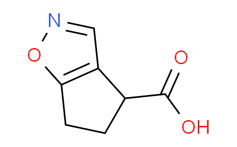 CAS No. 1781830-36-1, 5,6-Dihydro-4H-cyclopenta[d]isoxazole-4-carboxylic acid