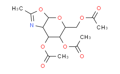 CAS No. 123483-77-2, 5-(Acetoxymethyl)-2-methyl-5,6,7,7a-tetrahydro-3aH-pyrano[3,2-d]oxazole-6,7-diyl diacetate