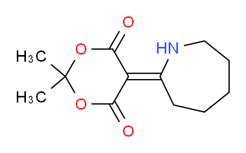 CAS No. 70912-54-8, 5-(Azepan-2-ylidene)-2,2-dimethyl-1,3-dioxane-4,6-dione