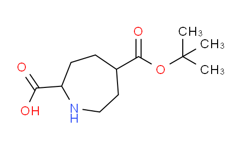 CAS No. 1396967-31-9, 5-(tert-Butoxycarbonyl)azepane-2-carboxylic acid