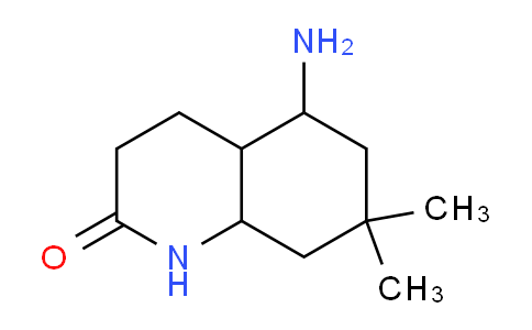 CAS No. 1706454-19-4, 5-Amino-7,7-dimethyloctahydroquinolin-2(1H)-one