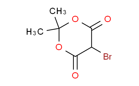 CAS No. 66145-20-8, 5-Bromo-2,2-dimethyl-1,3-dioxane-4,6-dione