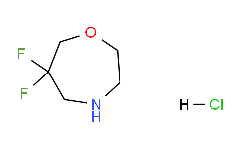 CAS No. 1341039-23-3, 6,6-Difluoro-1,4-oxazepane hydrochloride