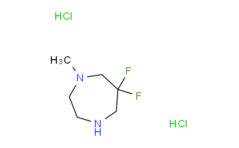 CAS No. 2227206-69-9, 6,6-Difluoro-1-methyl-1,4-diazepane dihydrochloride