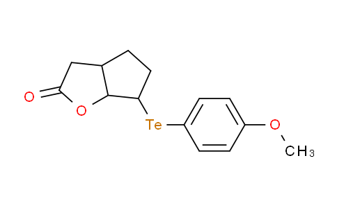CAS No. 88708-32-1, 6-((4-Methoxyphenyl)tellanyl)hexahydro-2H-cyclopenta[b]furan-2-one