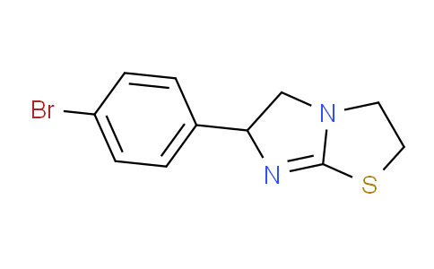 CAS No. 6646-46-4, 6-(4-Bromophenyl)-2,3,5,6-tetrahydroimidazo[2,1-b]thiazole