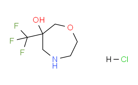 CAS No. 1824048-42-1, 6-(Trifluoromethyl)-1,4-oxazepan-6-ol hydrochloride