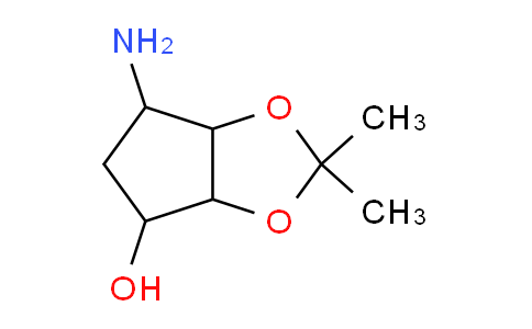 CAS No. 1446475-48-4, 6-Amino-2,2-dimethyltetrahydro-3aH-cyclopenta[d][1,3]dioxol-4-ol