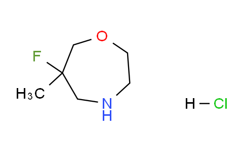 CAS No. 1823319-59-0, 6-Fluoro-6-methyl-1,4-oxazepane hydrochloride