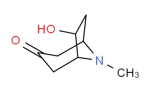 CAS No. 110061-26-2, 6-Hydroxy-8-methyl-8-azabicyclo[3.2.1]octan-3-one
