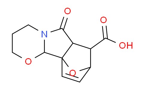 CAS No. 1177759-05-5, 6-oxo-2,3,4,6,6a,7,8,10b-Octahydro-8,10a-epoxy[1,3]oxazino[2,3-a]isoindole-7-carboxylic acid