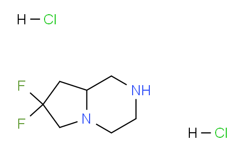 CAS No. 1706435-22-4, 7,7-Difluorooctahydropyrrolo[1,2-a]pyrazine dihydrochloride