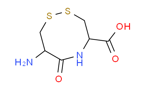 CAS No. 26506-45-6, 7-Amino-6-oxo-1,2,5-dithiazocane-4-carboxylic acid