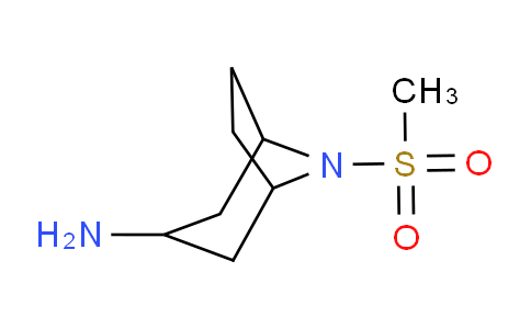 CAS No. 1249024-78-9, 8-(Methylsulfonyl)-8-azabicyclo[3.2.1]octan-3-amine