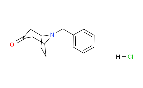 CAS No. 83393-23-1, 8-Benzyl-8-azabicyclo[3.2.1]octan-3-one hydrochloride