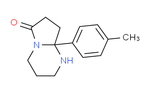 CAS No. 6029-27-2, 8A-(p-tolyl)hexahydropyrrolo[1,2-a]pyrimidin-6(2H)-one