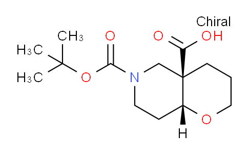 CAS No. 1445951-56-3, cis-6-(tert-Butoxycarbonyl)octahydro-2H-pyrano[3,2-c]pyridine-4a-carboxylic acid