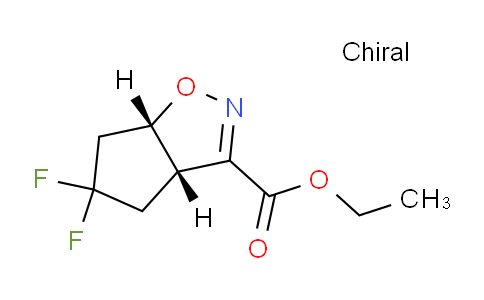 CAS No. 1428077-58-0, cis-Ethyl 5,5-difluoro-4,5,6,6a-tetrahydro-3aH-cyclopenta[d]isoxazole-3-carboxylate