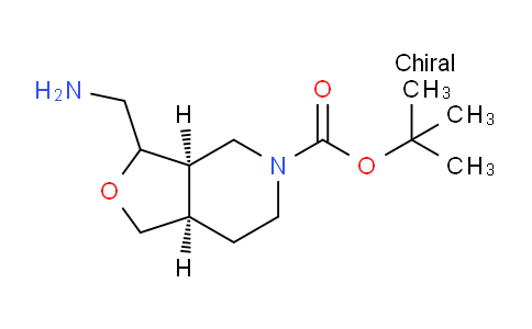 CAS No. 1250884-00-4, cis-tert-Butyl 3-(aminomethyl)hexahydrofuro[3,4-c]pyridine-5(3H)-carboxylate
