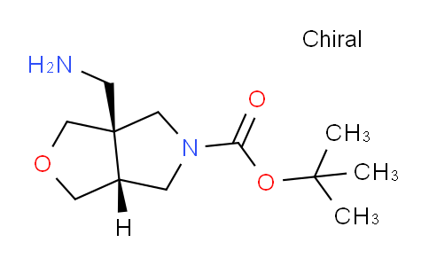 CAS No. 1251015-11-8, cis-tert-Butyl 3a-(aminomethyl)tetrahydro-1H-furo[3,4-c]pyrrole-5(3H)-carboxylate
