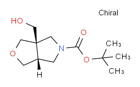 CAS No. 1445951-67-6, cis-tert-Butyl 3a-(hydroxymethyl)tetrahydro-1H-furo[3,4-c]pyrrole-5(3H)-carboxylate